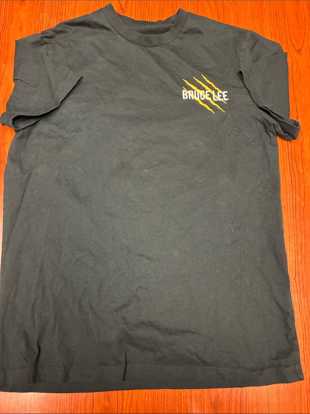 Bruce Lee Black Graphic T-Shirt - Men's Casual Tee